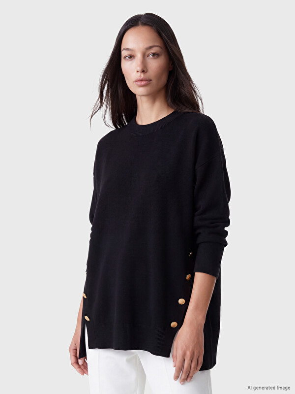LCW EVERYDAY Oversize Kadın Triko Kazak