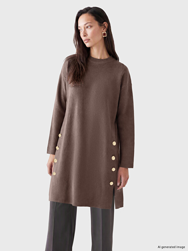 LCW EVERYDAY Oversize Kadın Triko Kazak