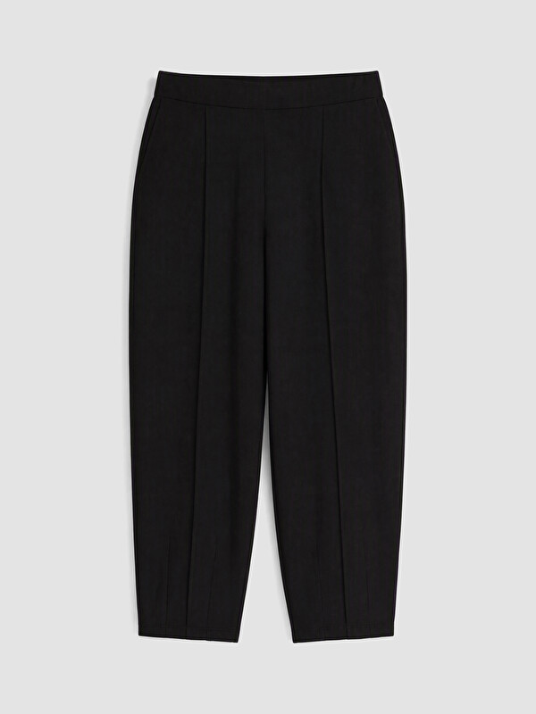 LCW Curve Pantaloni Basic cu Atingere Fină pentru Femei Mărimi Mari