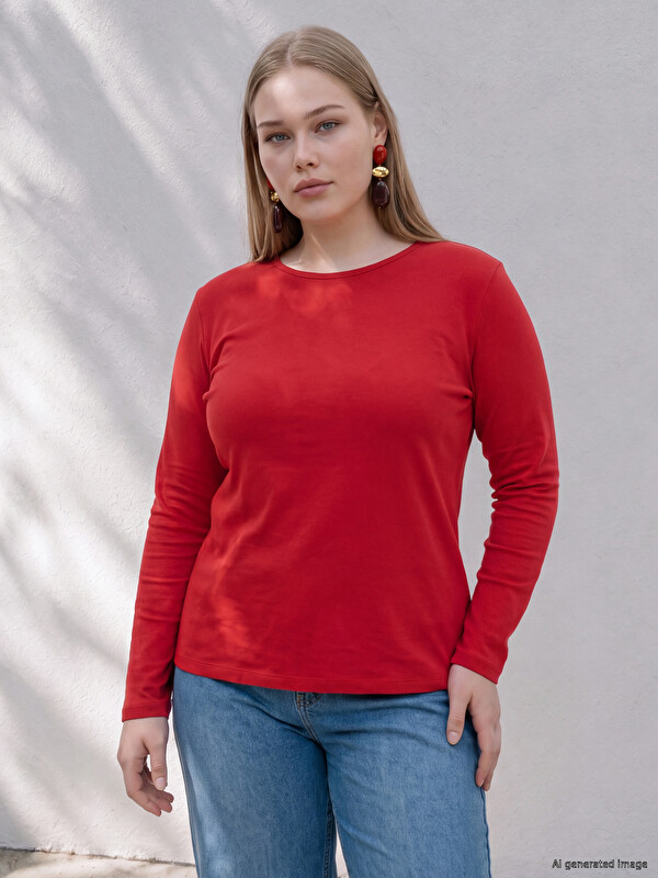 LCW Curve Plus Size Women's Ribbed Body