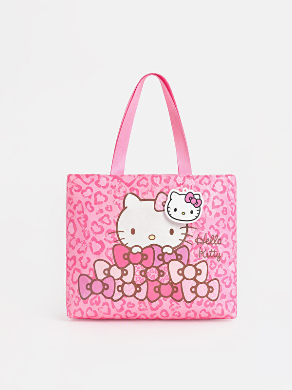 LCW JOY Hello Kitty Printed Women Shopping Bag
