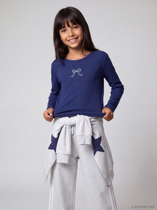 LCW Kids Baskılı Kız Çocuk Tişört