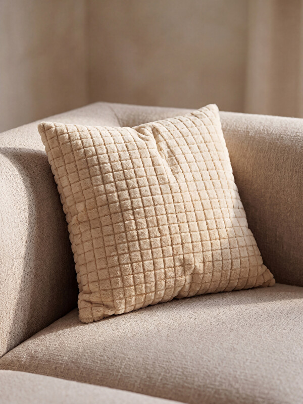 LCW HOME Karirani dekorativni jastuk 45x45 cm