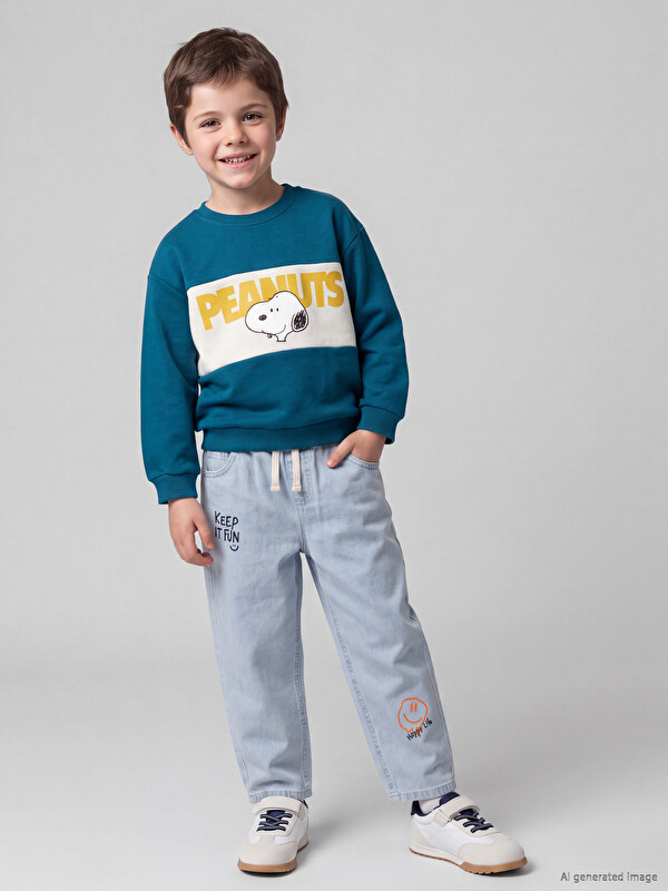 LCW Kids Printed Boys' Jeans