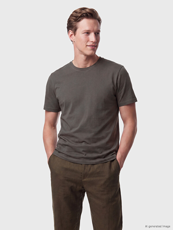 SOUTHBLUE Crew Neck Dry Touch Men's T-Shirt