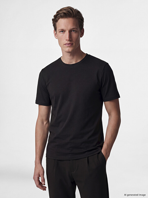 SOUTHBLUE Crew Neck Dry Touch Men's T-Shirt