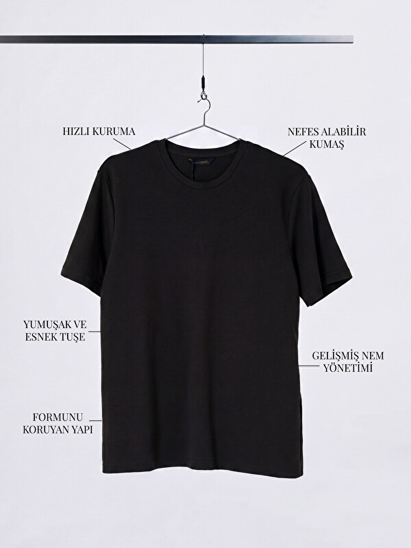 SOUTHBLUE Crew Neck Dry Touch Men's T-Shirt