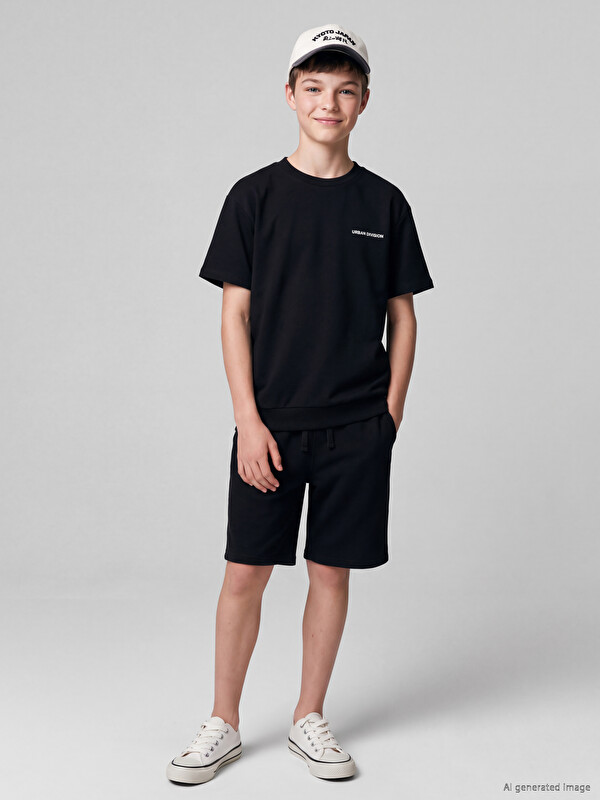 LCW Kids Printed Boys' Shorts Set