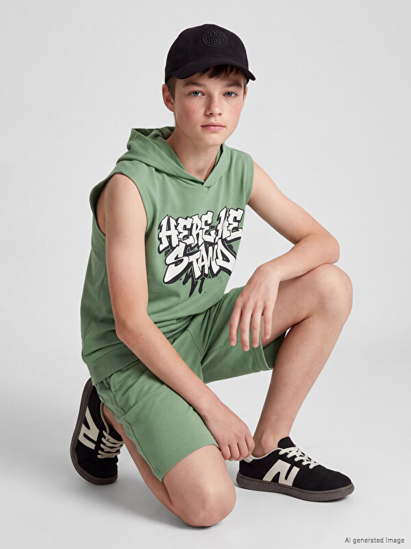 LCW Kids Set i stampuar për djem