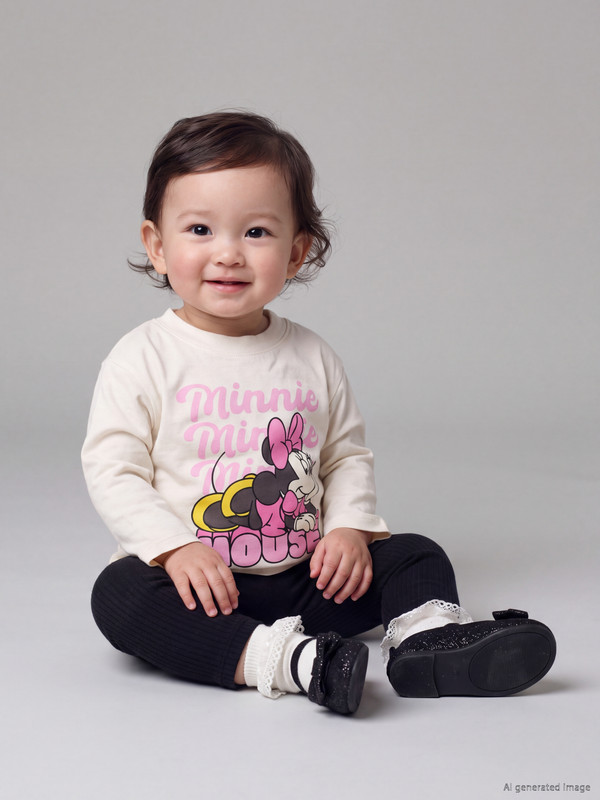 LCW baby Minnie Mouse Printed Baby Girls' Set