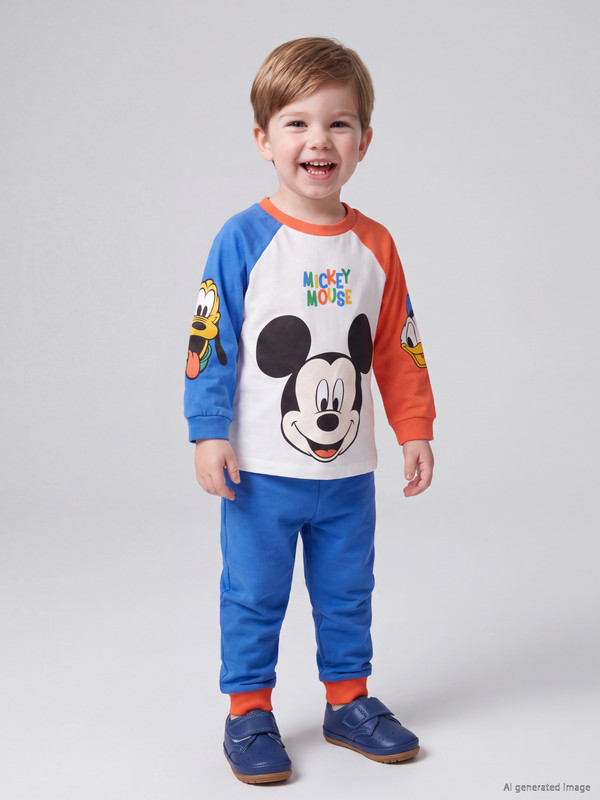 LCW baby Mickey Mouse Printed Baby Boys' Set