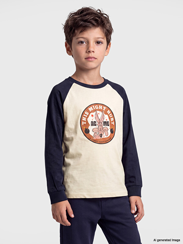 LCW Kids Looney Tunes Printed Boys' T-Shirt