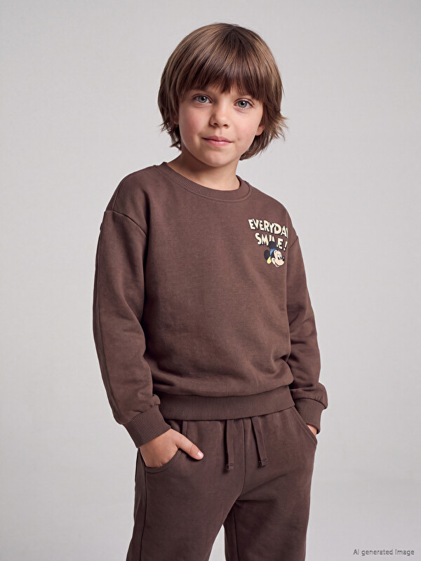 LCW baby Mickey Mouse Printed Sweatshirt