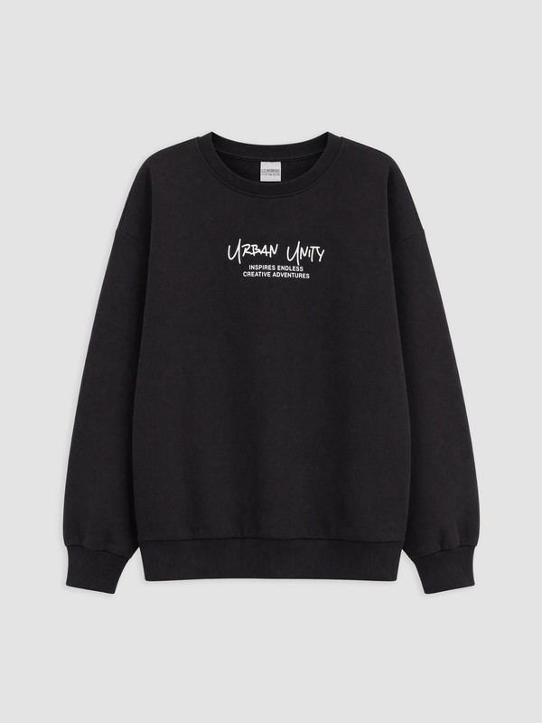 LCW Kids Baskılı Erkek Çocuk Sweatshirt