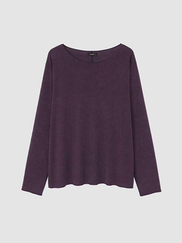 LCW Curve Plus Size Boat Neck Blouse