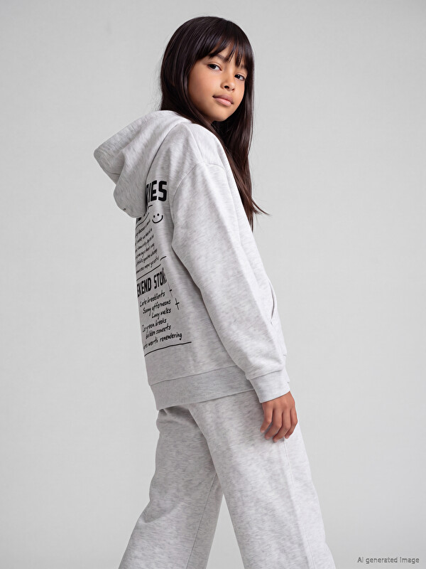 LCW Kids Hooded Girls' Sweatshirt