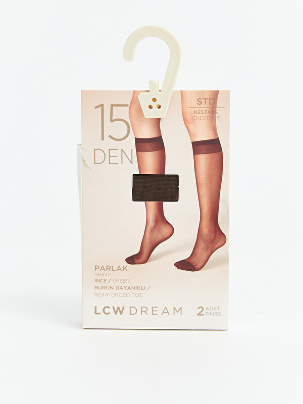 LCW DREAM 15 Denier Women's Knee High Socks 2-pack