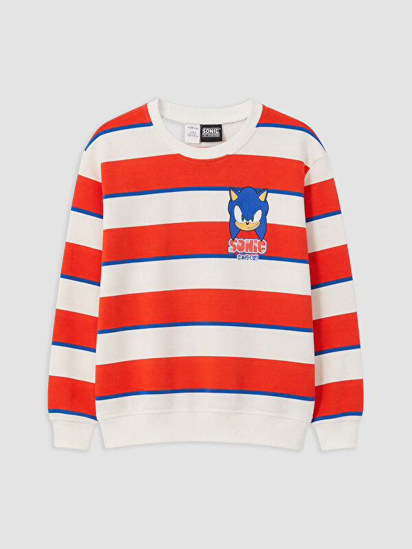 LCW Kids Sonic Licensed Boys' Sweatshirt