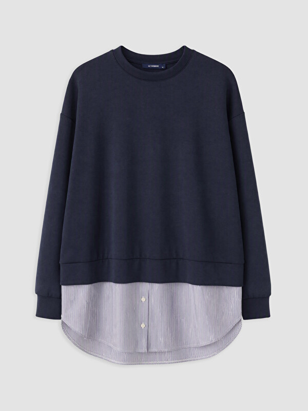 LC WAIKIKI Soft Touch Kadın Sweatshirt Tunik
