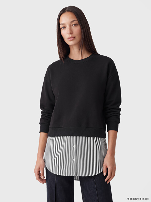 LC WAIKIKI Soft Touch Kadın Sweatshirt Tunik