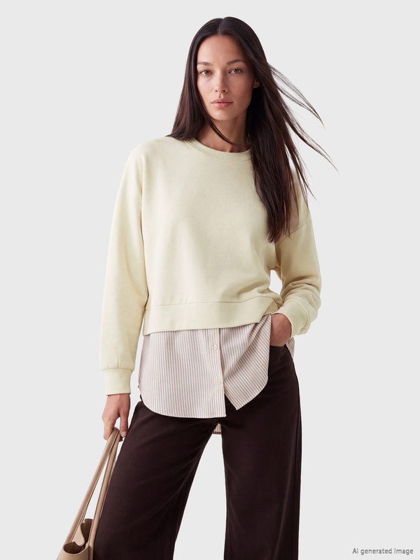 LC WAIKIKI Soft Touch Kadın Sweatshirt Tunik