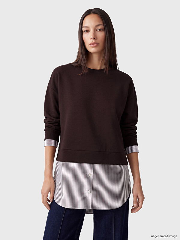 LC WAIKIKI Soft Touch Kadın Sweatshirt Tunik