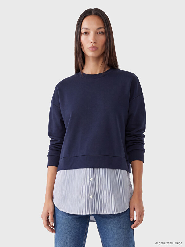 LC WAIKIKI Soft Touch Kadın Sweatshirt Tunik