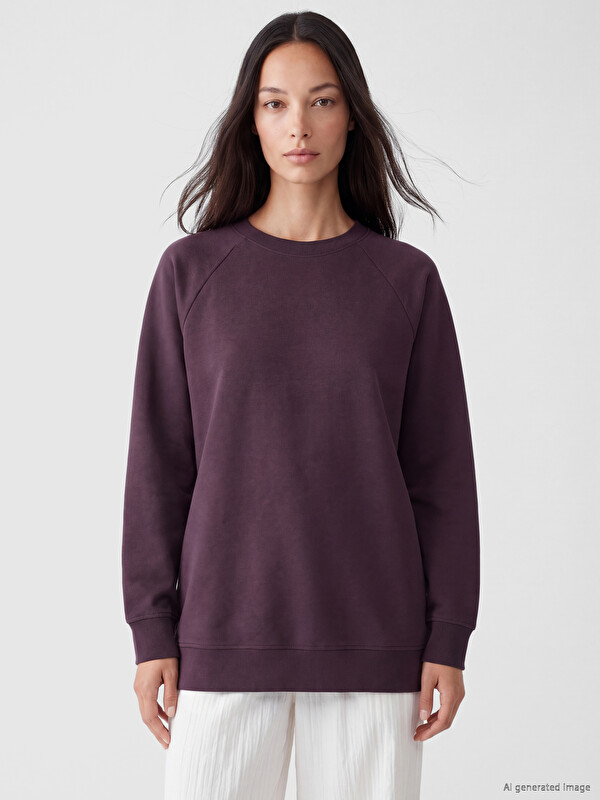 LC WAIKIKI Soft Touch Oversize Kadın Sweatshirt