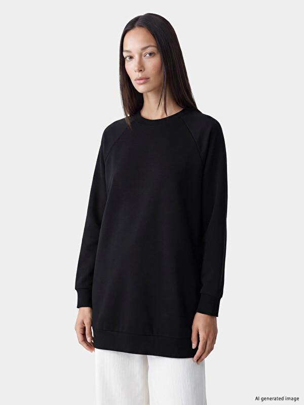 LC WAIKIKI Soft Touch Oversize Kadın Sweatshirt
