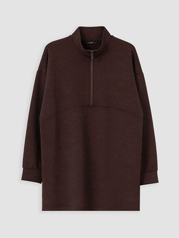 LC WAIKIKI Oversize Soft Touch Kadın Sweatshirt Tunik