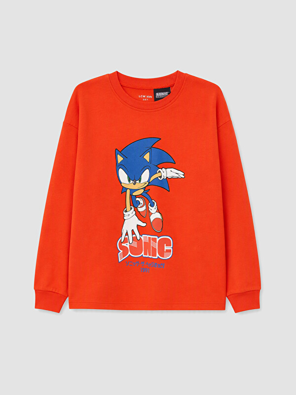 LCW baby Sonic Baskılı Erkek Çocuk Tişört