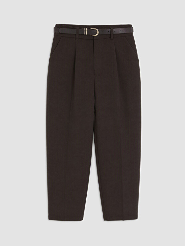 LCW Modest Woman Brown Tailored Trousers