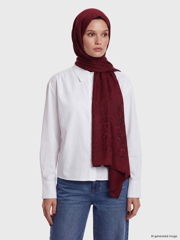 LCW ACCESSORIES Shall i madh saten i thjeshtë për gra