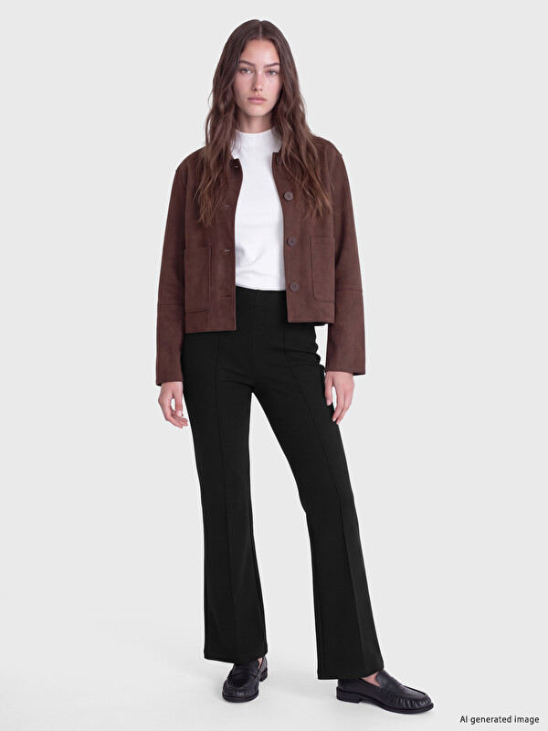 LCW Modest İspanyol Paça Soft Touch Kadın Pantolon