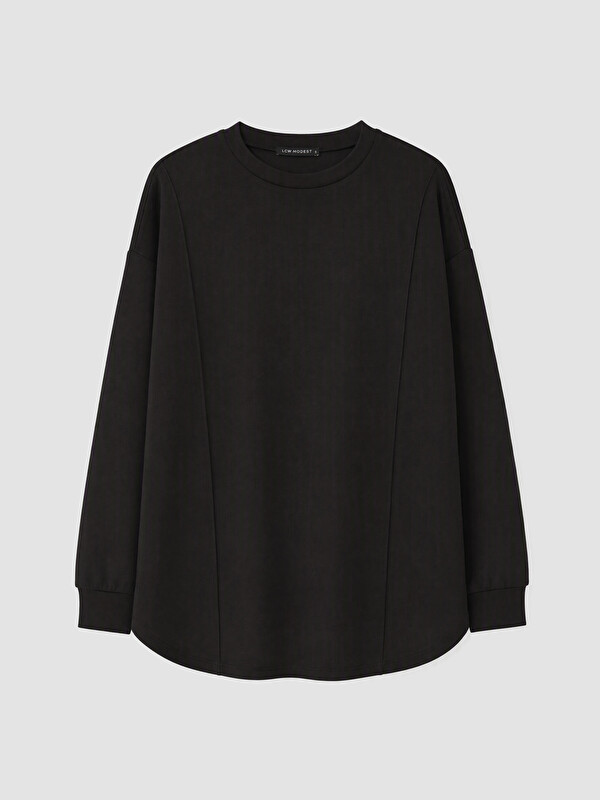 LCW Modest Жена Црна Туника дуксерка