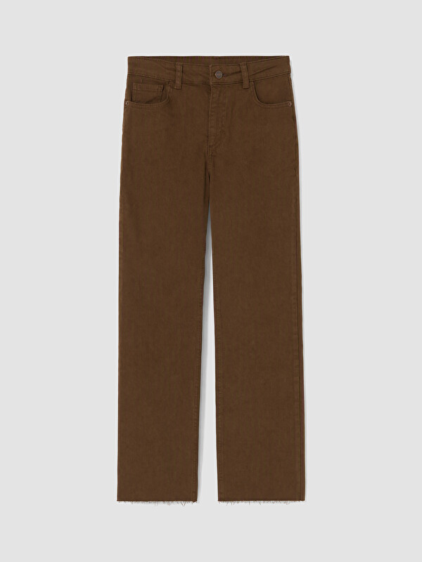 LC WAIKIKI Crop Flare Kadın Jean Pantolon