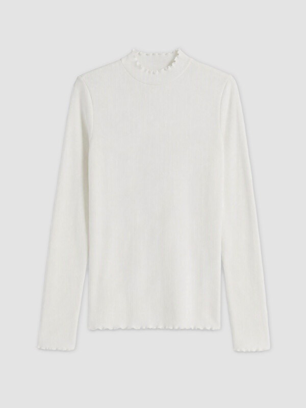 LCW Modest Mock Neck Women's Knitwear T-Shirt