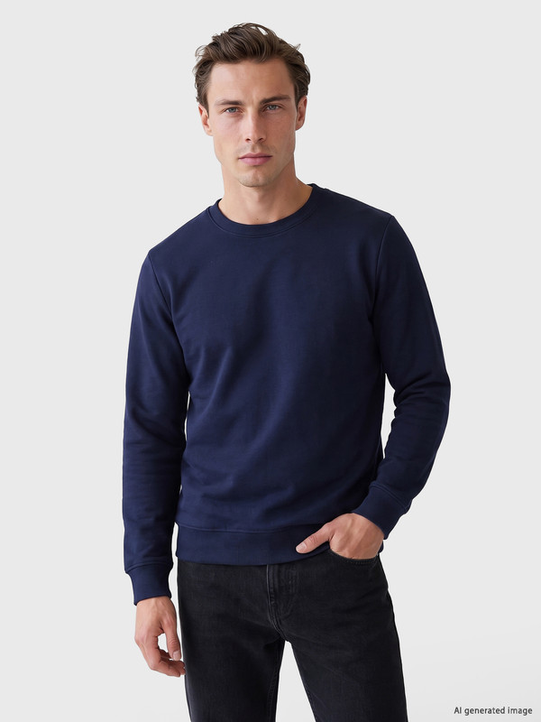 LCWAIKIKI Classic Crew Neck Men's Thick Sweatshirt