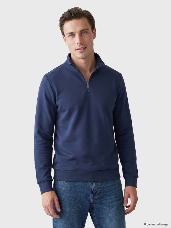 LCWAIKIKI Classic Dik Yaka Erkek Kalın Sweatshirt