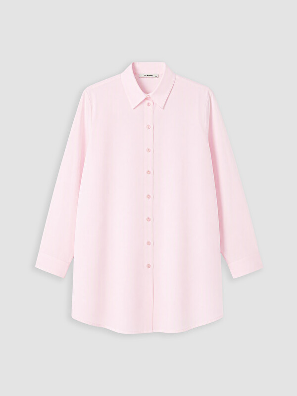 LCWAIKIKI Curve Femër Roze Tunike këmishë