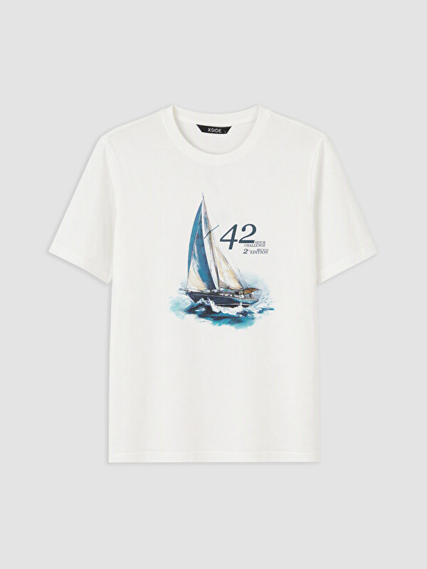 XSIDE Man White T-Shirt