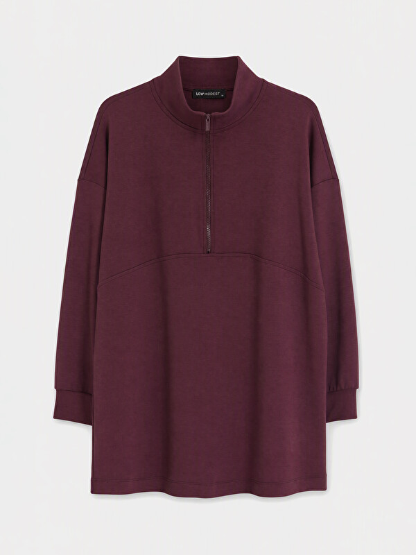 LCW Modest Soft Touch Kadın Sweatshirt Tunik