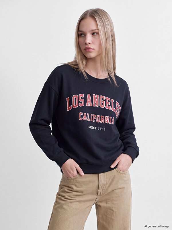 XSIDE Los Angeles Printed Women's Thick Sweatshirt