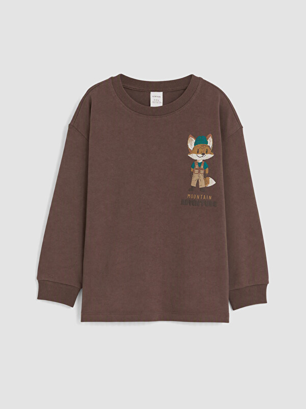 LCW Kids Crew Neck Printed Men's T-shirt