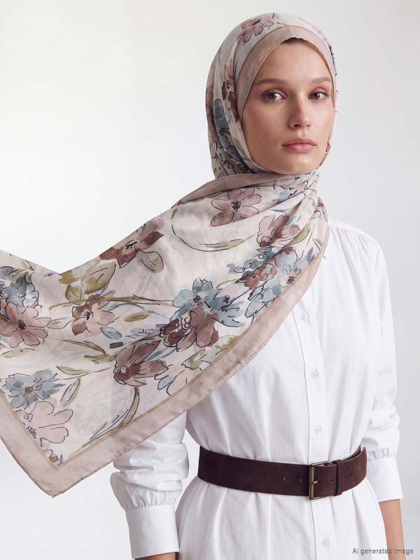LCW ACCESSORIES Floral Women's Shawl