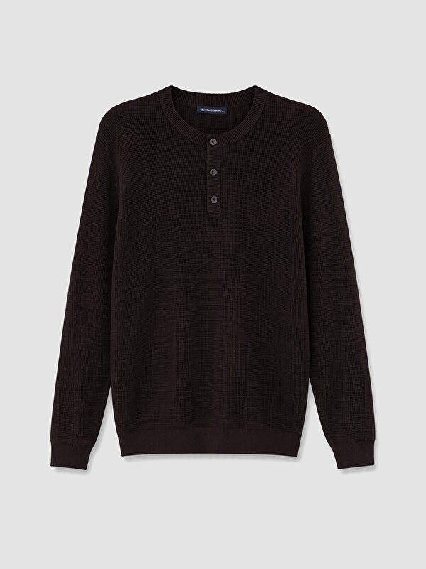 LCWAIKIKI Classic Crew Neck Men's Knitwear Sweater