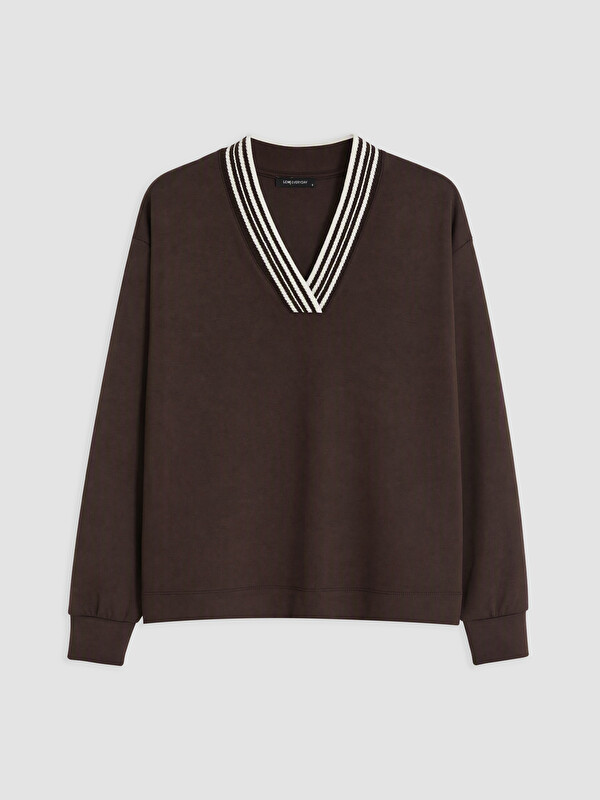 LCW EVERYDAY Oversize Soft Touch Kadın Sweatshirt