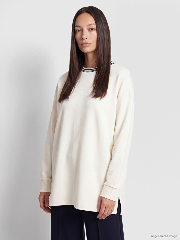 LCW EVERYDAY Tunikë bluzë oversize me prekje të butë për gra
