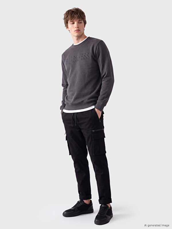 XSIDE Muške Cargo pantalone standardnog kroja