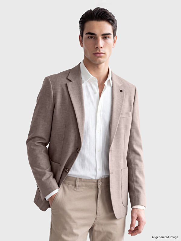 LCW BUSINESS Regular Fit Erkek Blazer Ceket